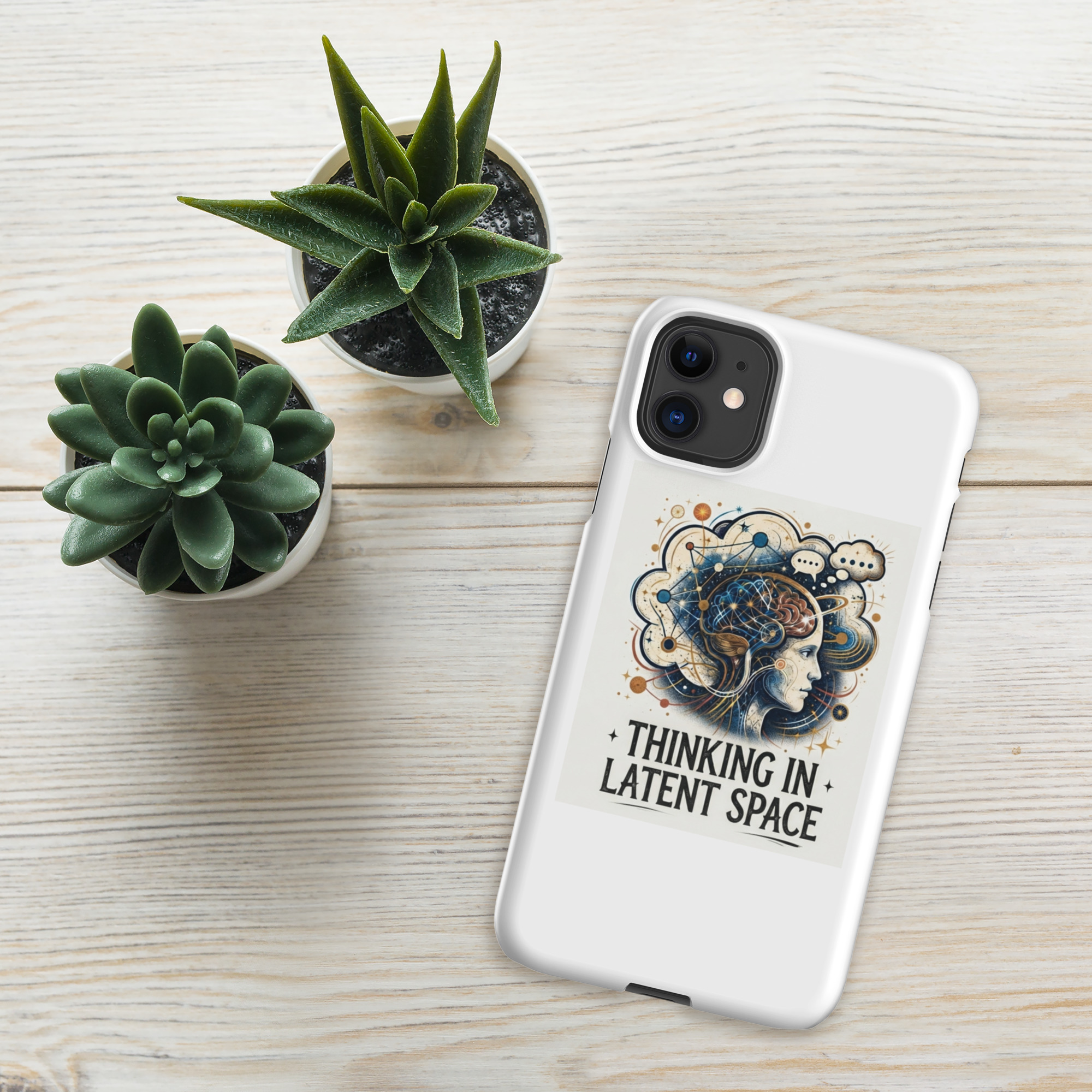 Snap case for iPhone®: "Thinking In Latent Space" - Image 3