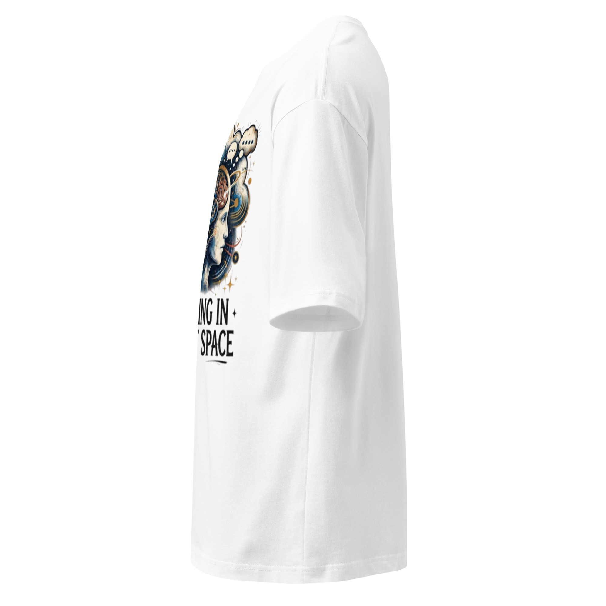 Unisex oversized t-shirt: "Thinking In Latent Space" - Image 2