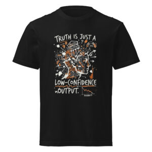 Unisex short sleeve tee: "Truth Is" (Black)