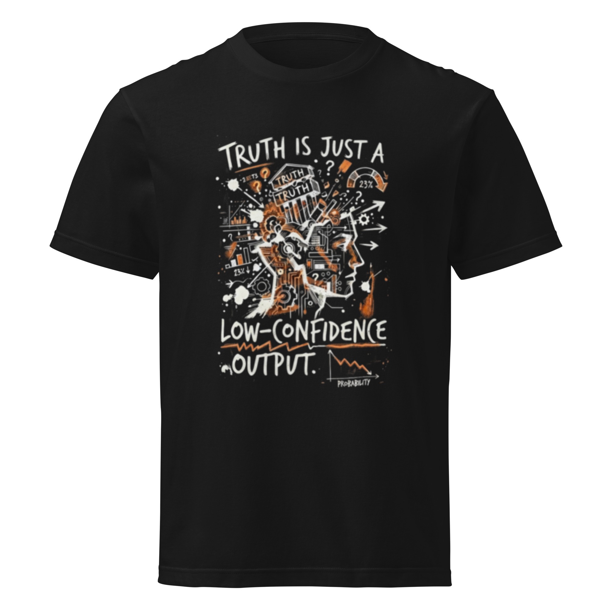 Unisex short sleeve tee: "Truth Is" (Black)