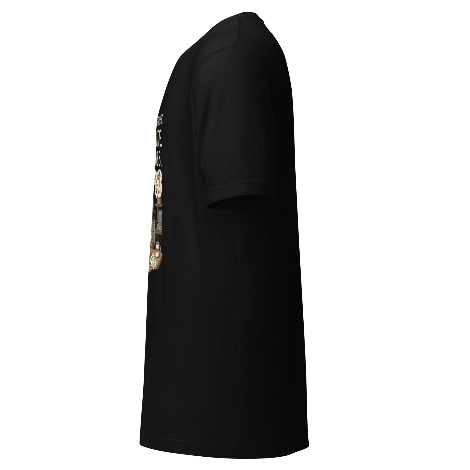 Unisex t-shirt: Hallucinate Alternatives (Black) - Image 3