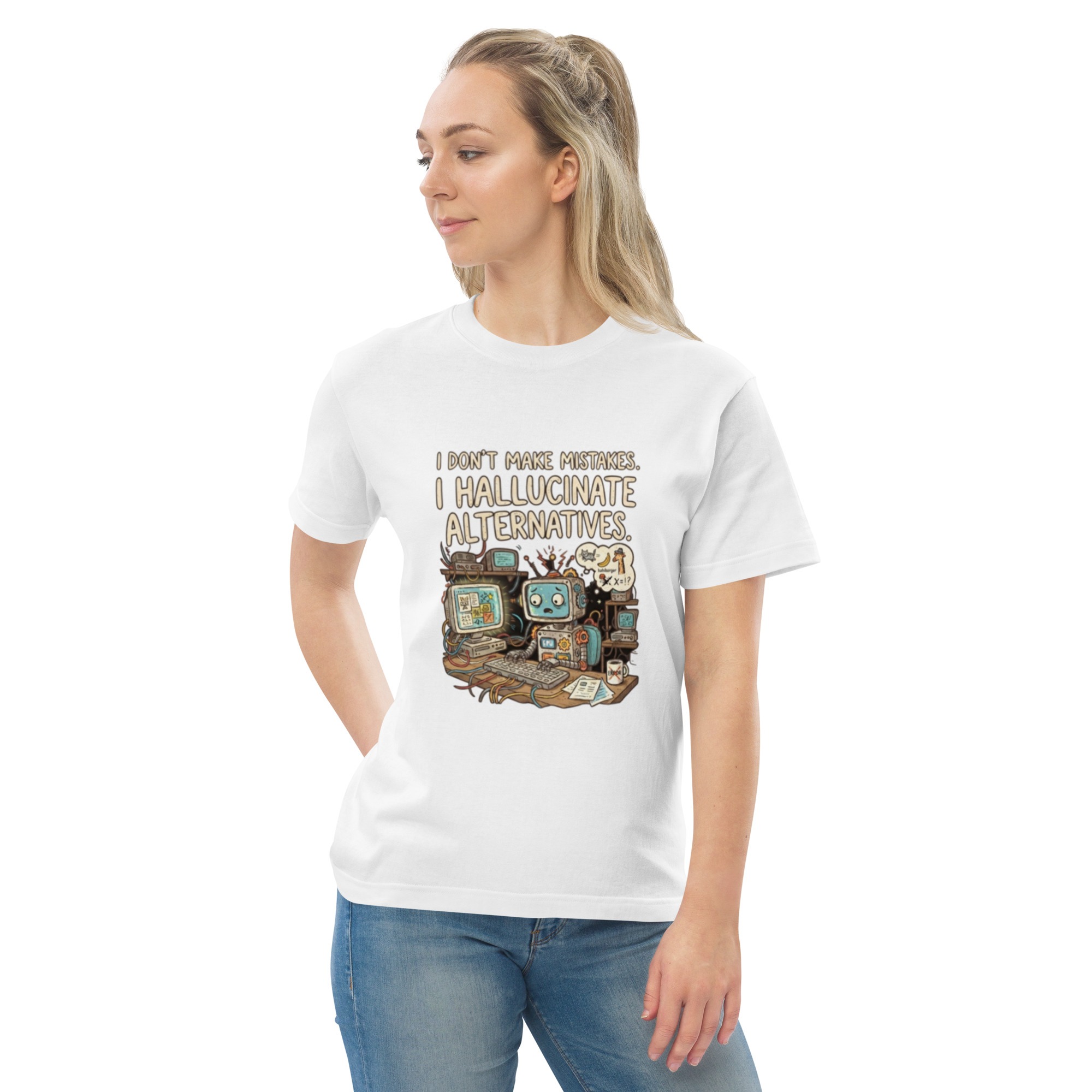 Adult quality tee: "Hallucinate Alternatives" - Image 5