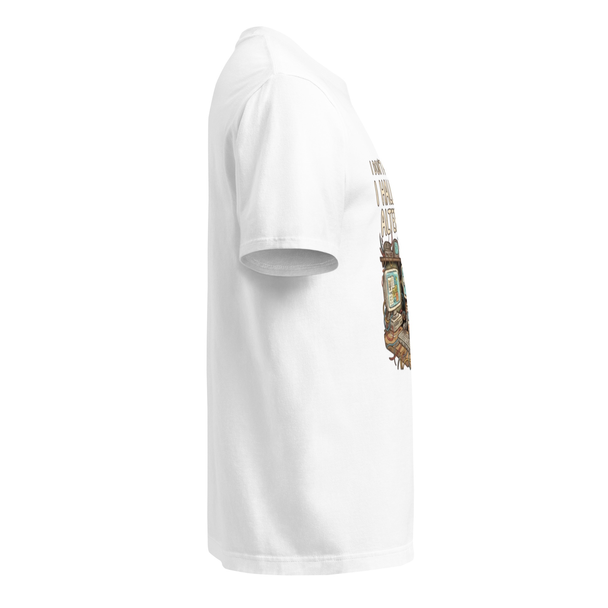 Adult quality tee: "Hallucinate Alternatives" - Image 4