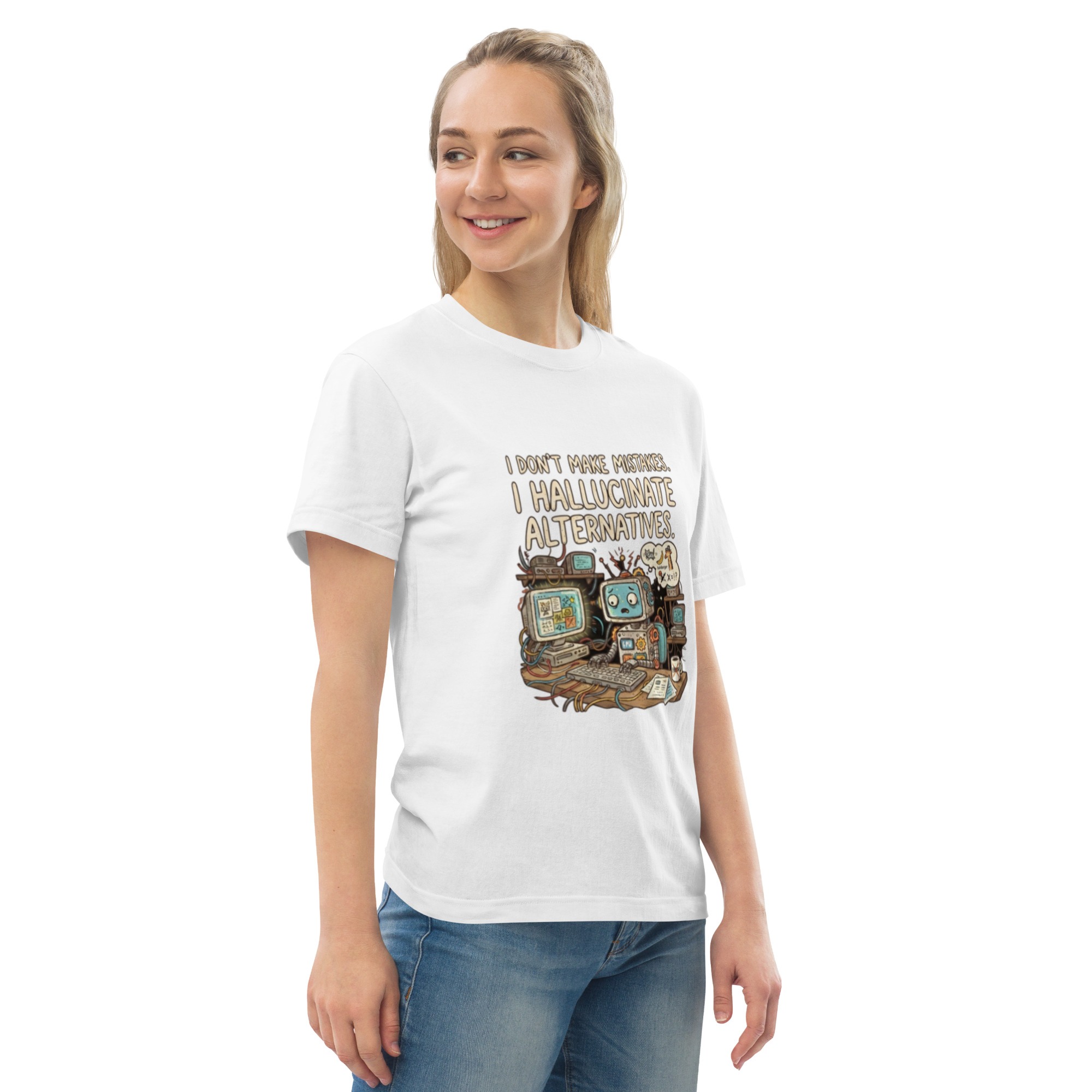 Adult quality tee: "Hallucinate Alternatives" - Image 6